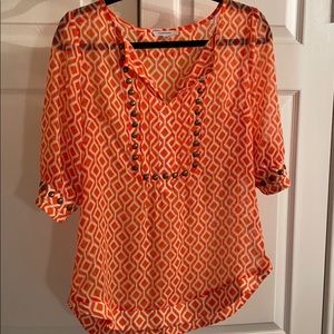 Stitch Fix 41 Hawthorn Studded Blouse and Cami Set